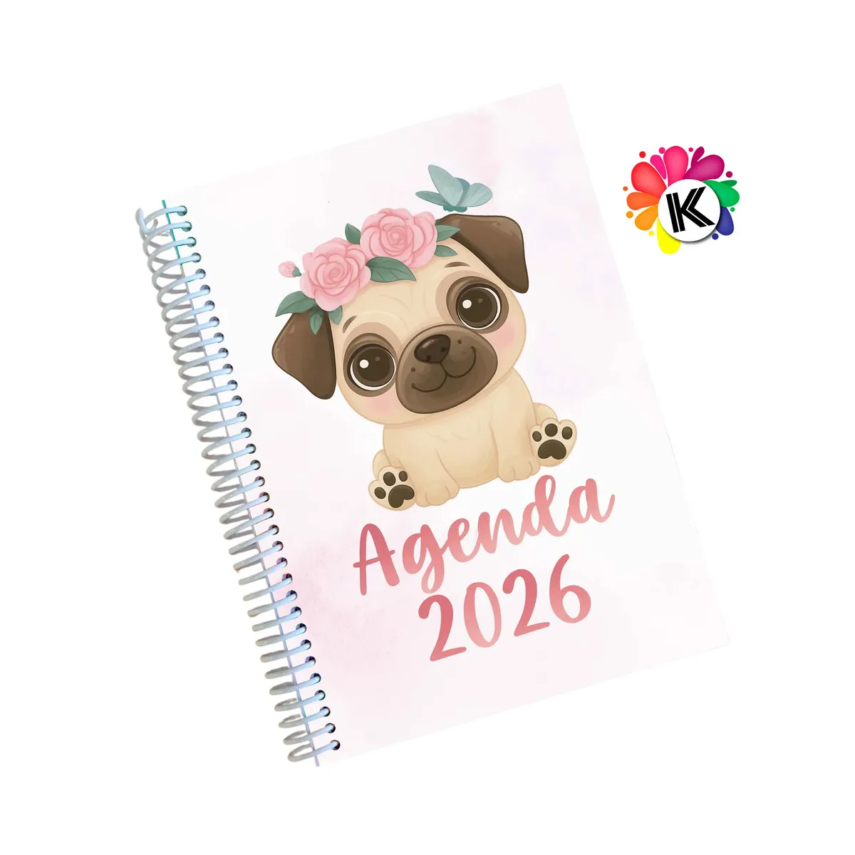 Agenda Semanal en Columnas Tapa Flex Personalizada 2026 – Kamaluso