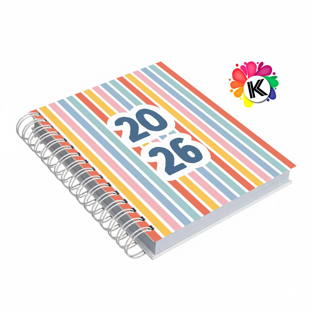 Agenda 2026 Dos días por página - vertical | Tapa Dura