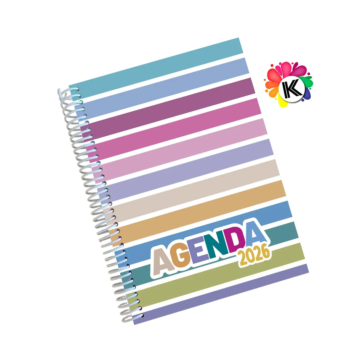 Agenda personalizada tapa dura 2026