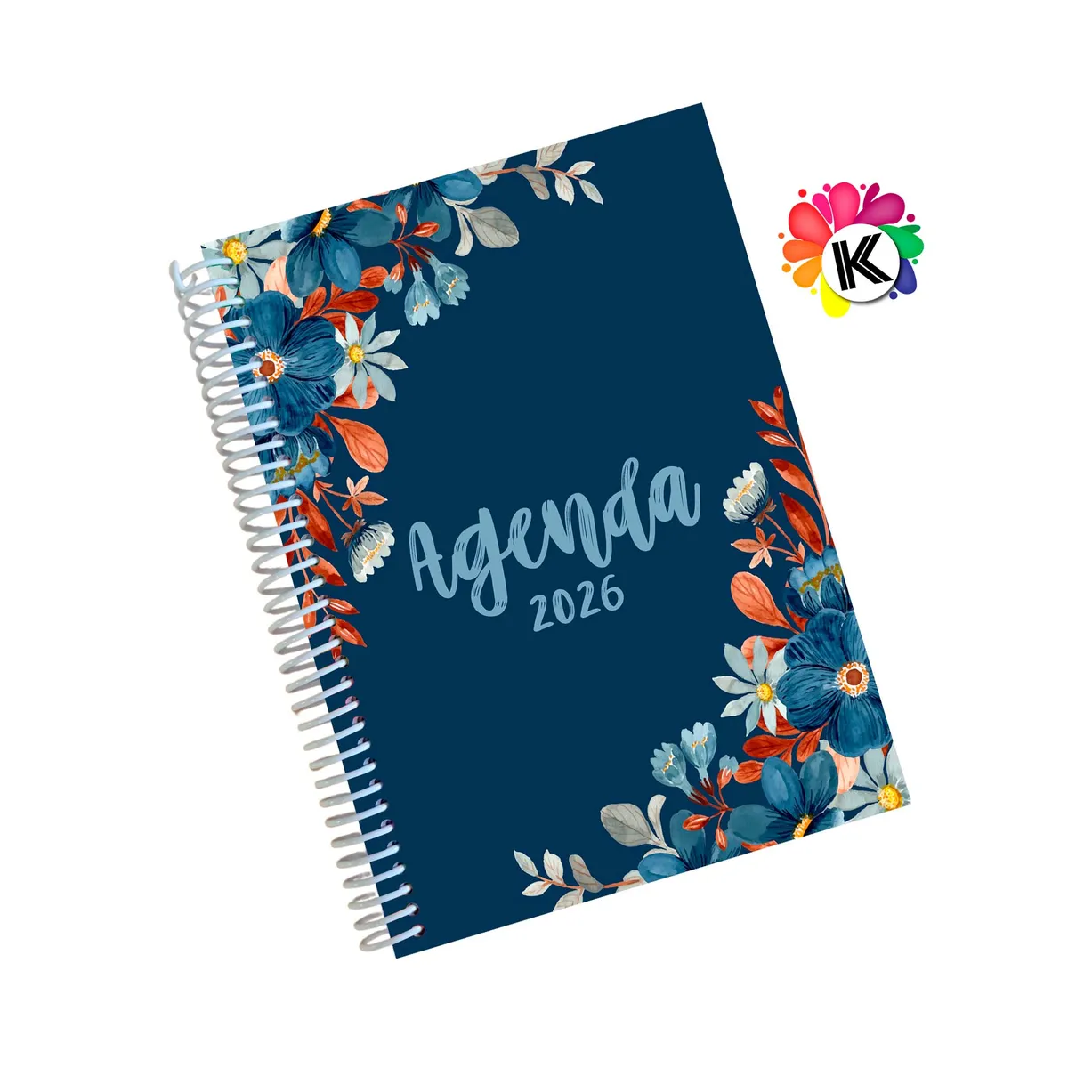 Agenda Semanal  horizontal Tapa Flex Personalizada 2026 – Kamaluso